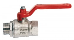 Кран шаровой муфта/резьба полнопроходной (рычаг) 1