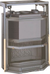 Каминная топка Invicta Prismatic 850 lifting door (Призма 850 Контргруз с распределителем тепла)