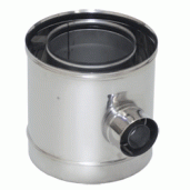 Тройник 90° коаксиальный с выходом на D60/100 CCTRH 150/250